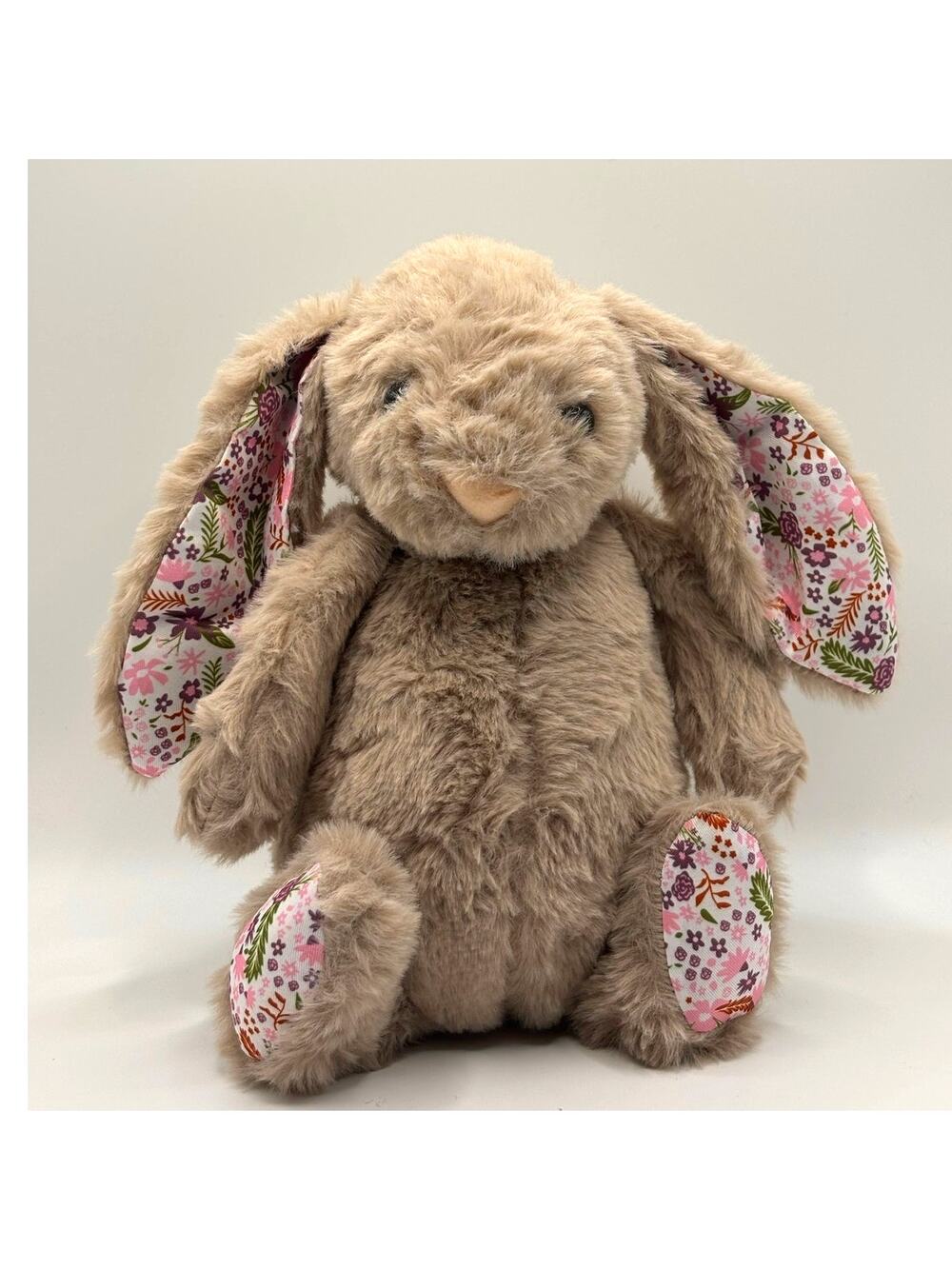 Soft Cuddly Bunny Rabbit Inspired Cute Plush Stuffie, Toy, Beige- New